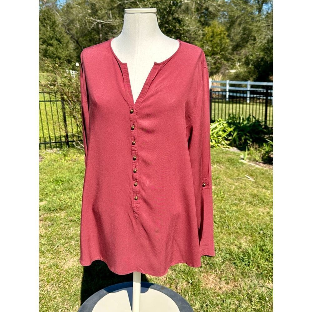 Soft Surroundings Light Burgundy Top,  XL